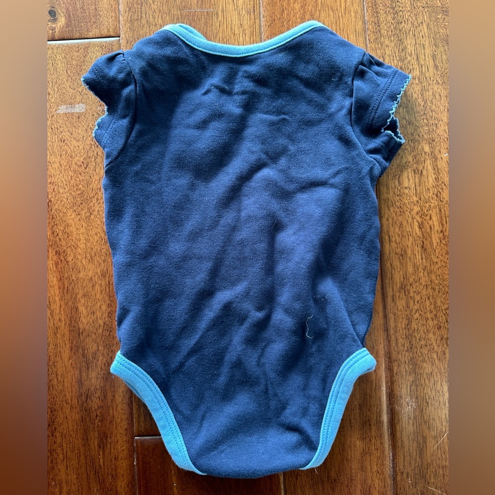 Genuine Merchandise Infant Bodysuit - Navy and Light Blue - Picture 2 of 3